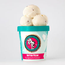 Load image into Gallery viewer, Rich, buttery ice cream with just a hint of caramel, churned and folded with boat-loads, cargo ships worth, of roasted, salty whole pecans.