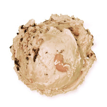 Load image into Gallery viewer, Buttery smooth, salted caramel ice cream, thick, sea salt chocolate cookie fudge, and salted, roasted cashews.